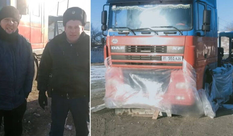 Спас полицейский и его супруга. Иностранец едва не умер от холода на трассе в Казахстане