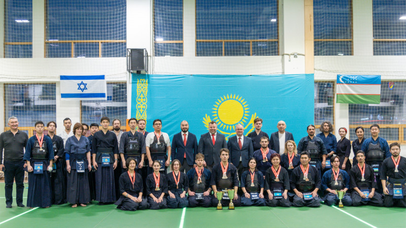 (RU) В Алматы прошел VI чемпионат Центральной Азии по кендо