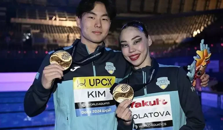 Казахстан впервые в истории завоевал золото чемпионата мира в артистическом плавании
