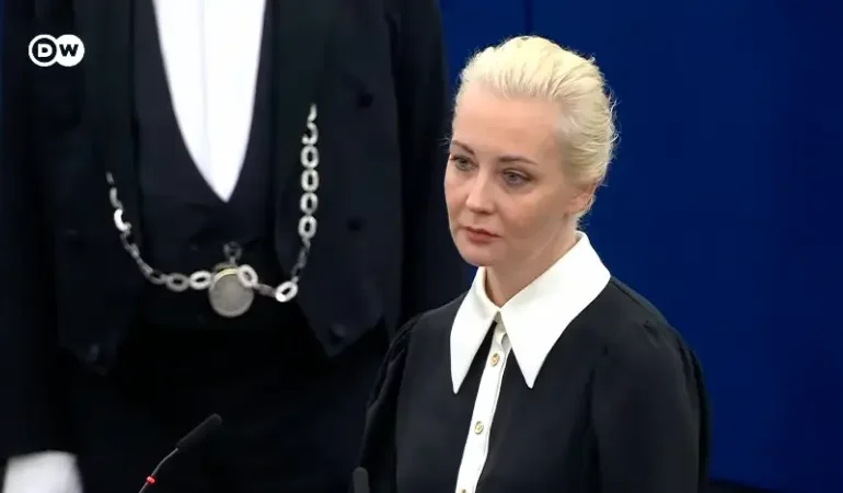 Юлия Навальная выступила с речью о смерти мужа в Европарламенте