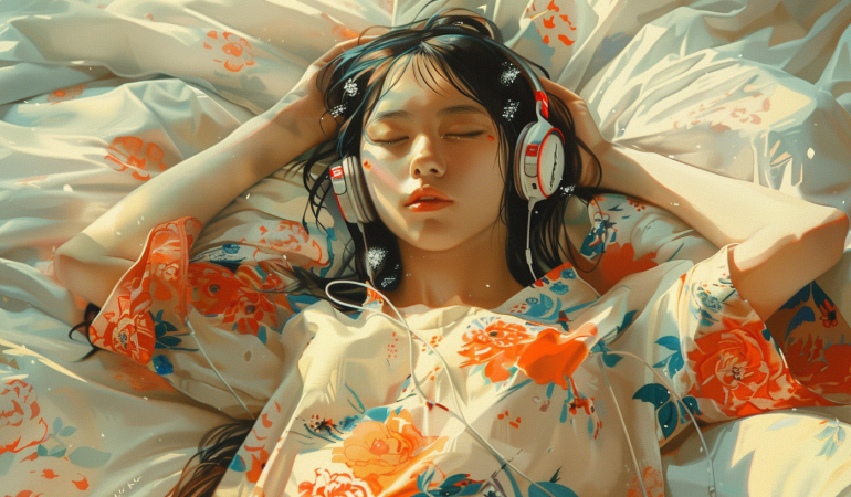 Девушка частично потеряла слух, слушая музыку перед сном