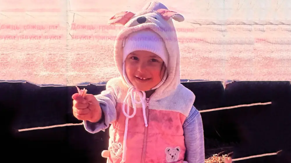 (RU) Пропала бесследно: 3-летнюю девочку ровно месяц ищут близ Алматы