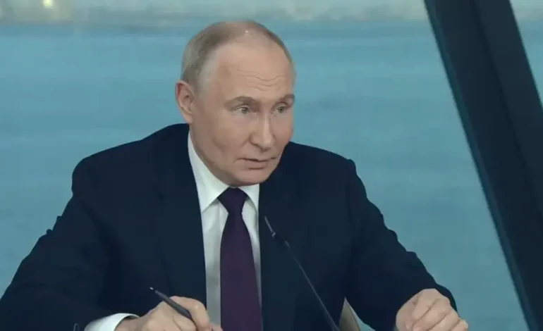 «Не вижу ни одного вопроса, который был бы спорным» — Путин об отношениях с Казахстаном