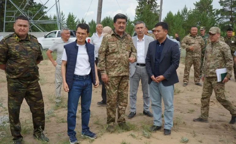 В резервате «Семей орманы» запущена система раннего обнаружения лесных пожаров