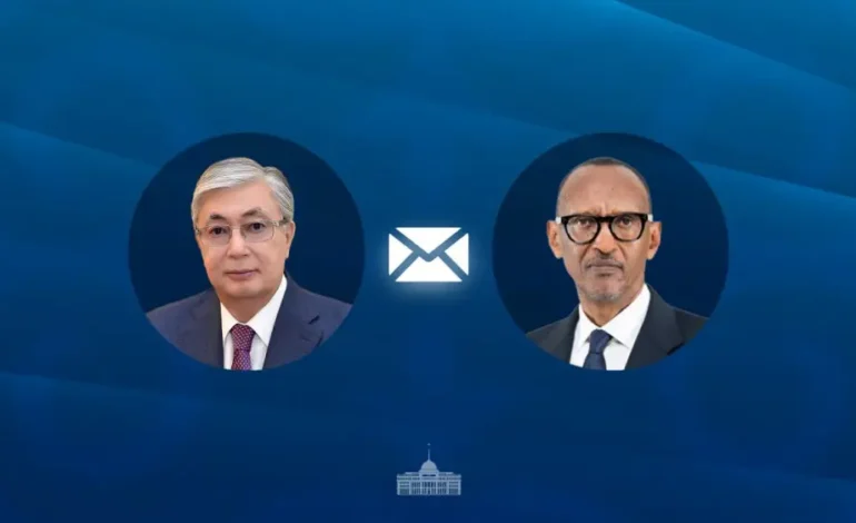 Токаев поздравил президента Руанды