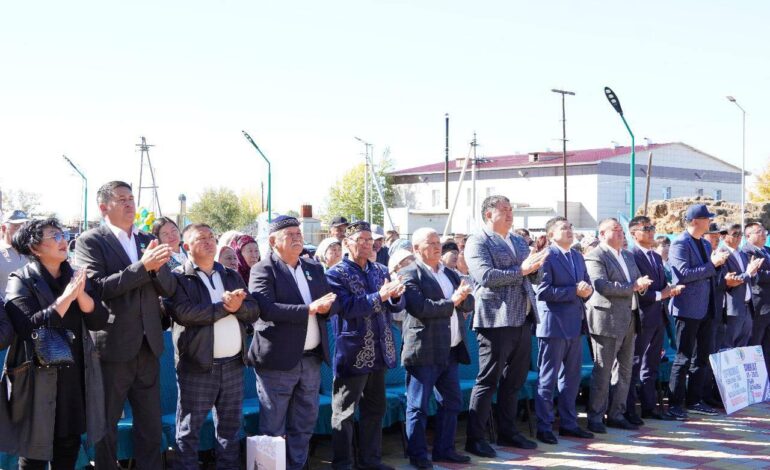 «Таза Қазақстан» республикалық экологиялық акциясы аясында Саржал ауылында саябақ ашылды