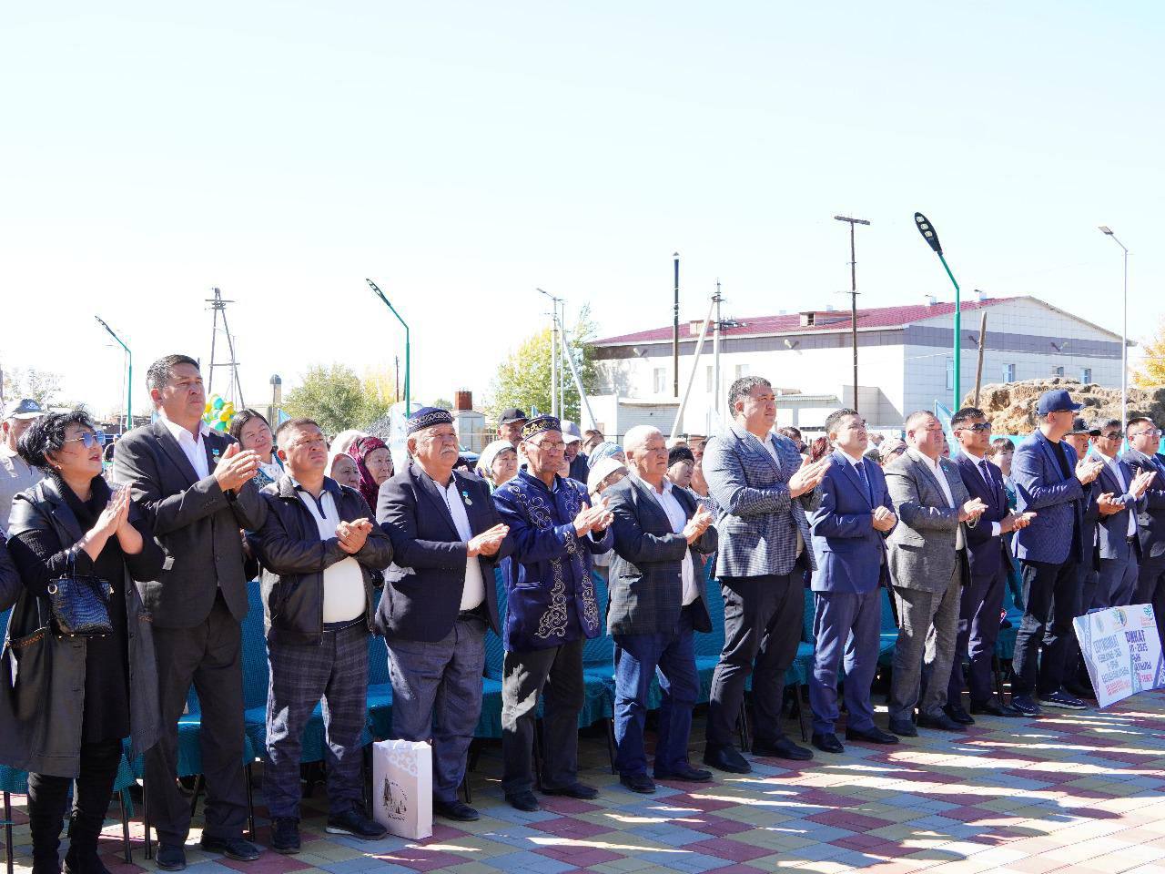 «Таза Қазақстан» республикалық экологиялық акциясы аясында Саржал ауылында саябақ ашылды