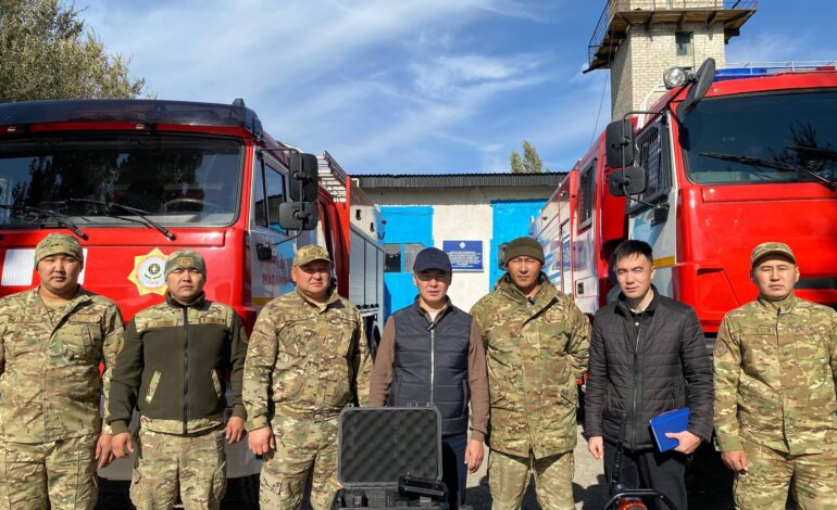 Мақаншы ауданына жаңа өрт сөндіру техникасы келді
