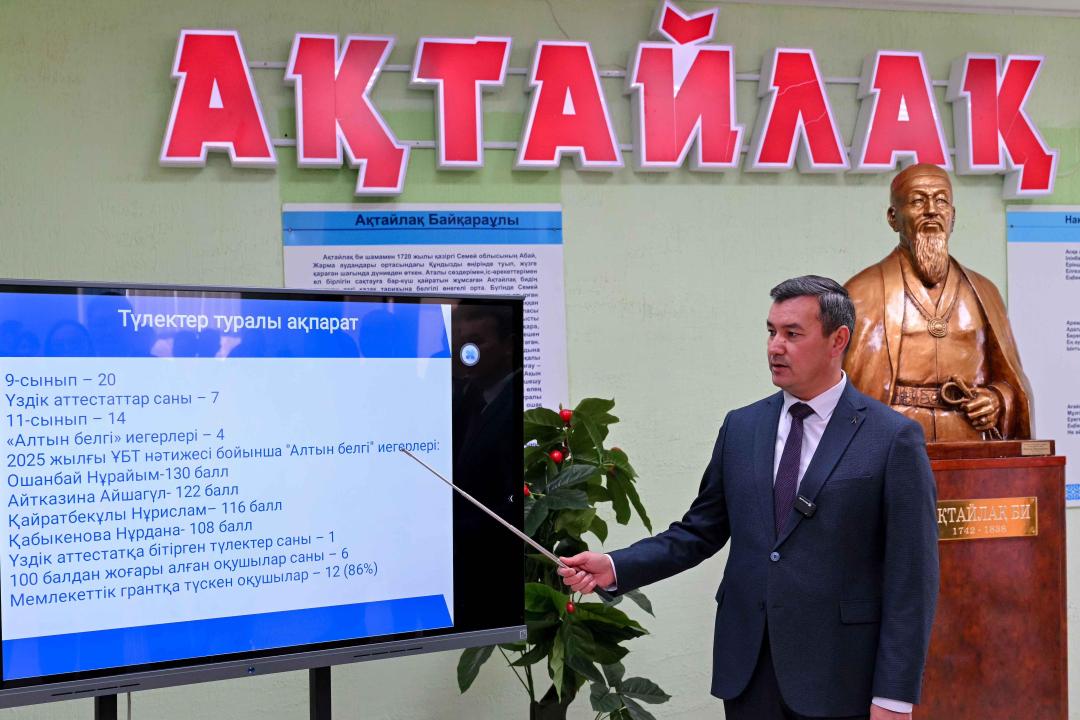 Оқу-ағарту министрі Абай облысындағы білім нысандарының тыныс-тіршілігімен танысты