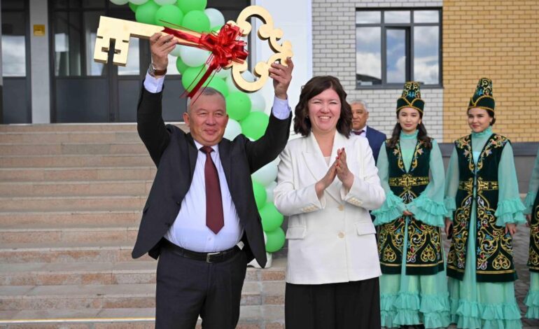 В Аягозском районе области Абай открылась школа на 600 мест