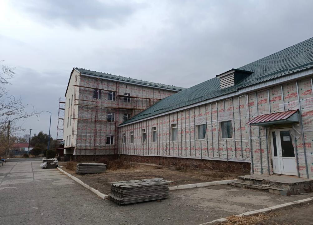 В Аксуатской районной больнице проводится капитальный ремонт