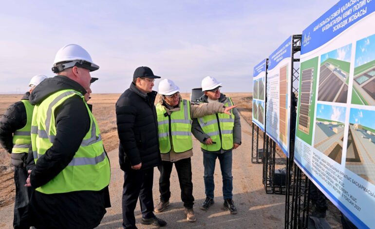 Абай облысында қатты тұрмыстық қалдықтар полигонының құрылысы басталды