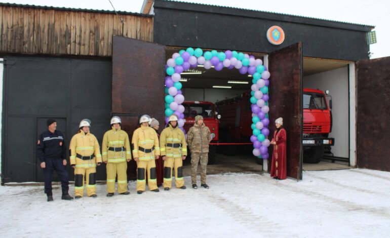 В районах области Абай растет число пожарных постов