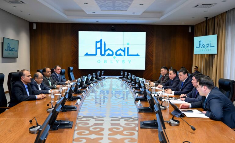 Аким области встретился с индийскими инвесторами