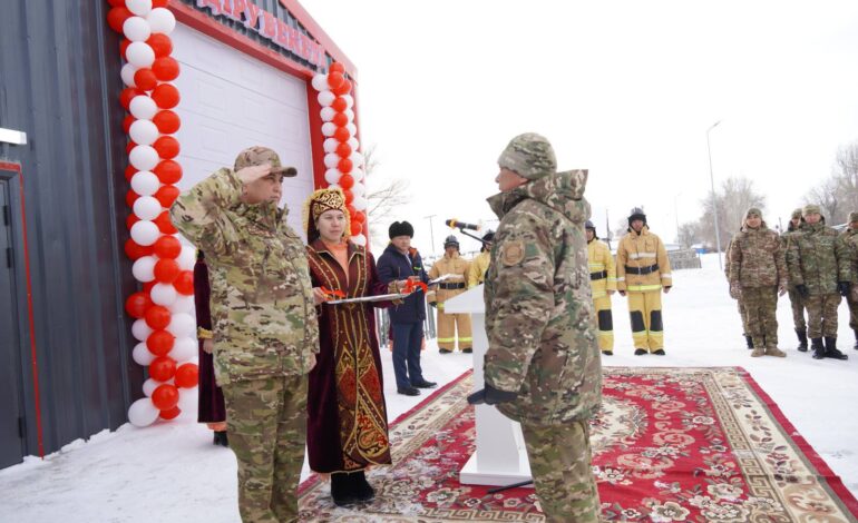 В селе Шолпан Урджарского района открыт пожарный пост