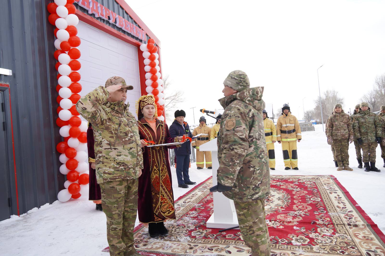 В селе Шолпан Урджарского района открыт пожарный пост